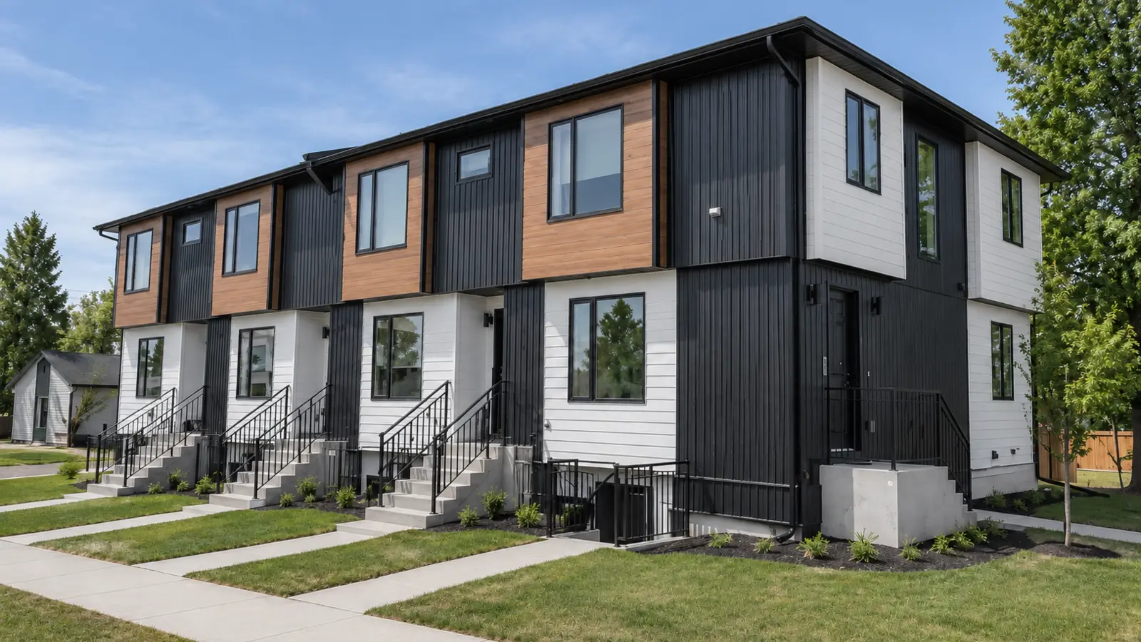 Optima completed multi-family development at 8040 33 Ave NW